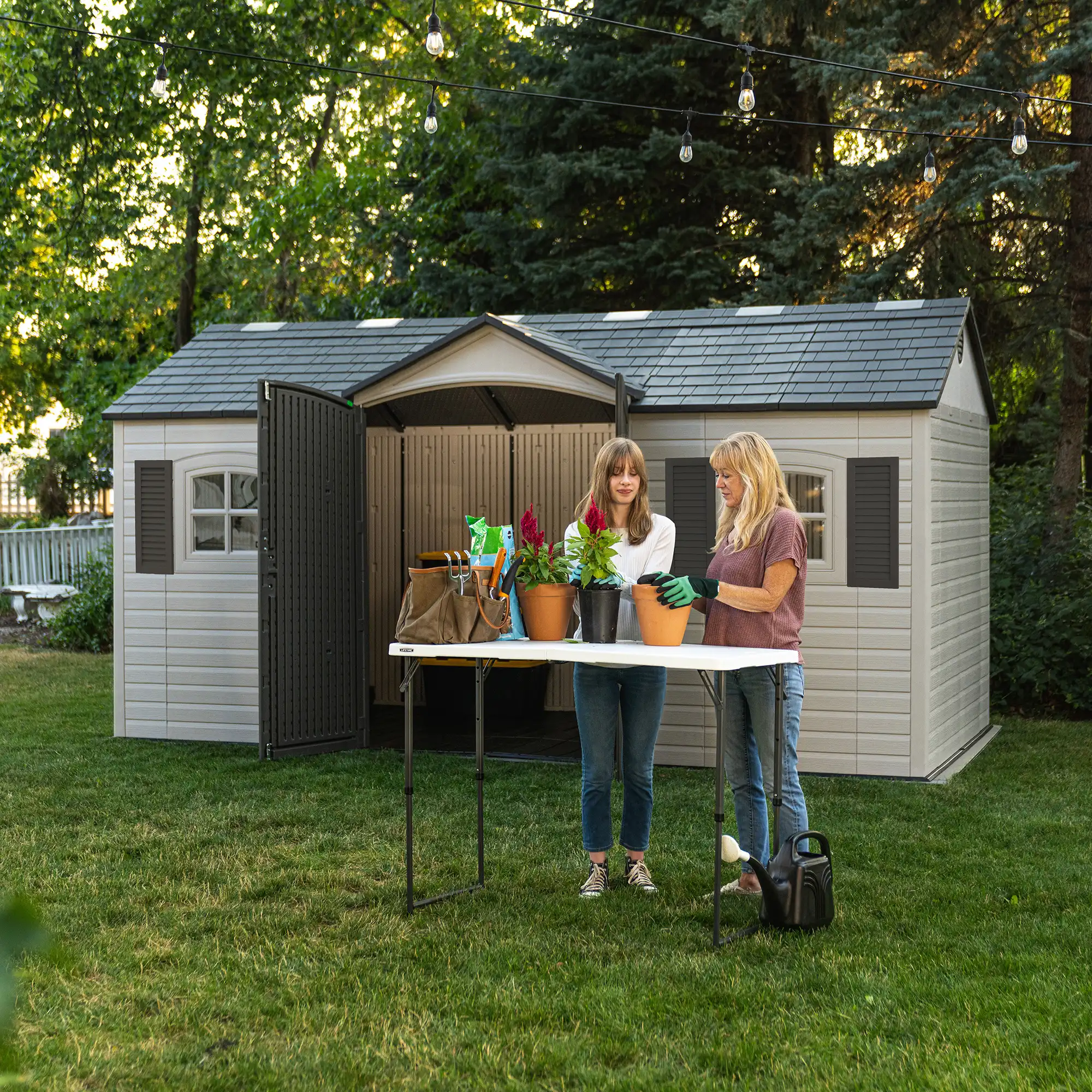 Lifetime Legacy 15 ft x 8 ft Outdoor Storage Shed