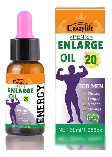 ENLARGE OIL ENERGY – Huile Tonifiante pour la Vitalité Masculine et la Circulation Locale