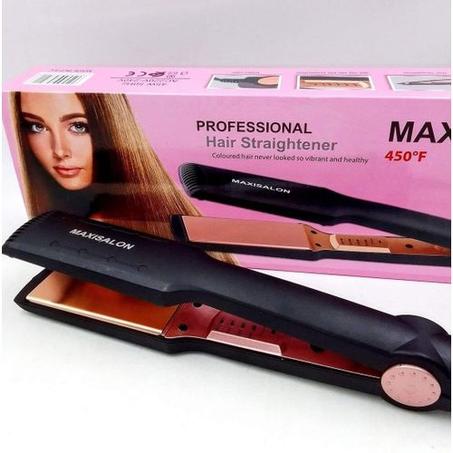 جهاز تمليس الشعر الاحترافي بألواح سيراميك بدرجة حرارة 450 درجة فهرنهايت;توصيل مجاني و الدفع عند الاستلام