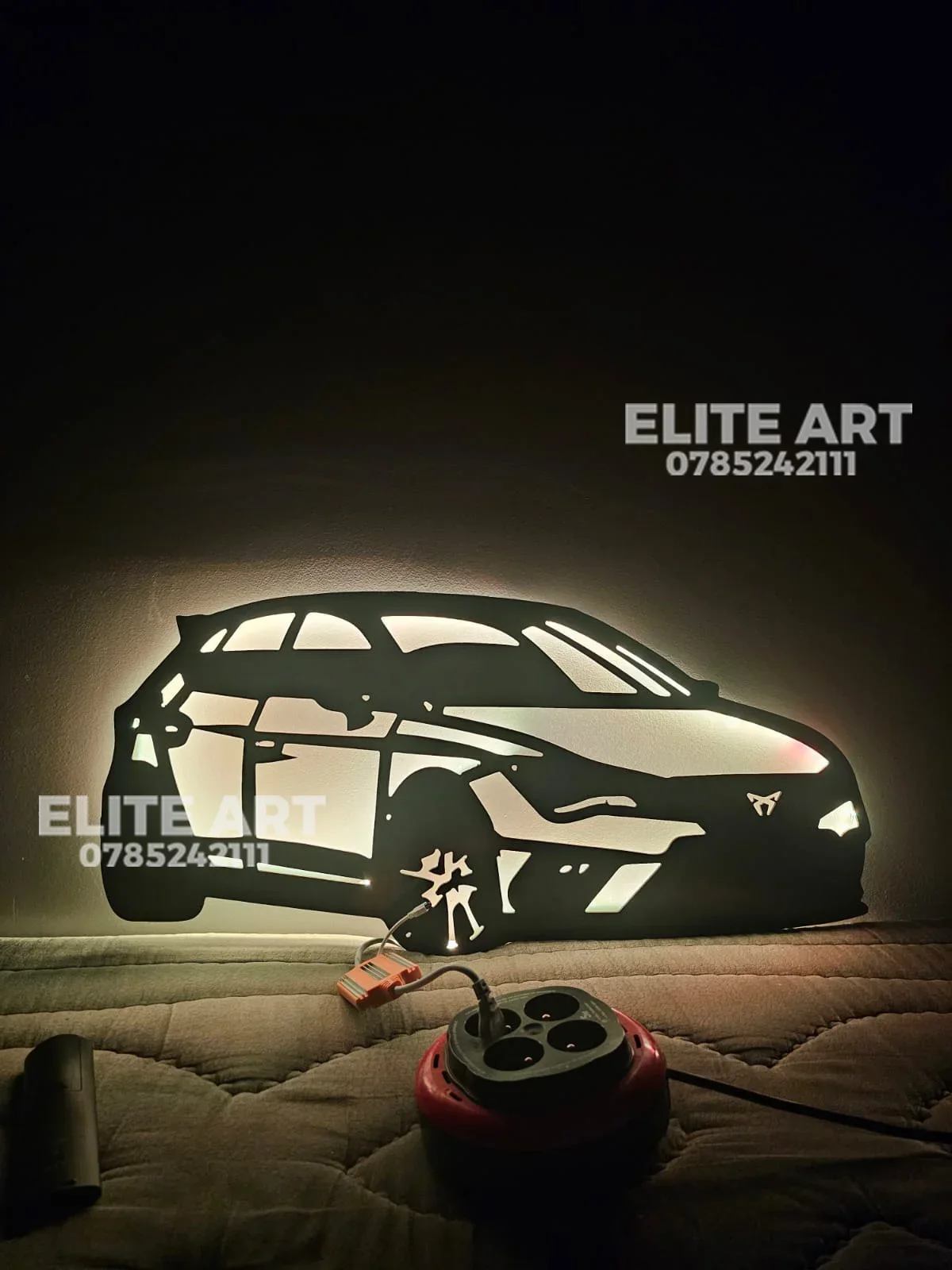 tableau car alicoband avec led RGB