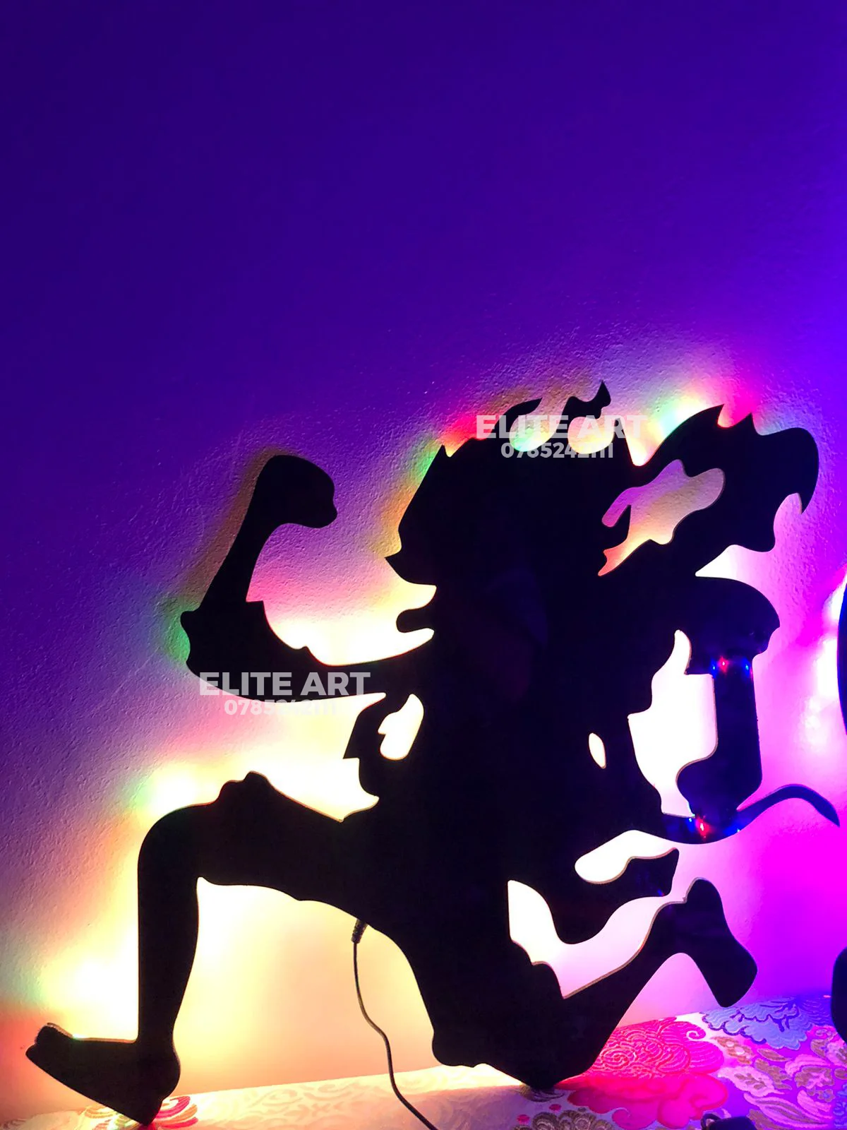 tableau  LUFFY  alicoband avec led RGB