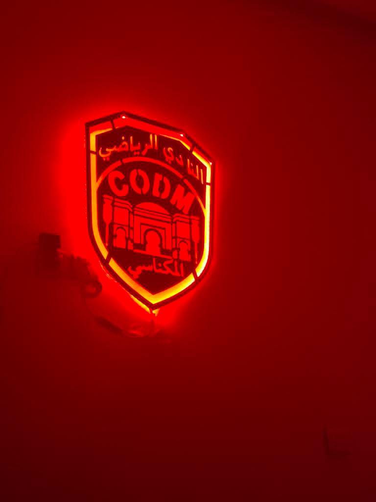 tableau CODM en bois mdf avec led RGB