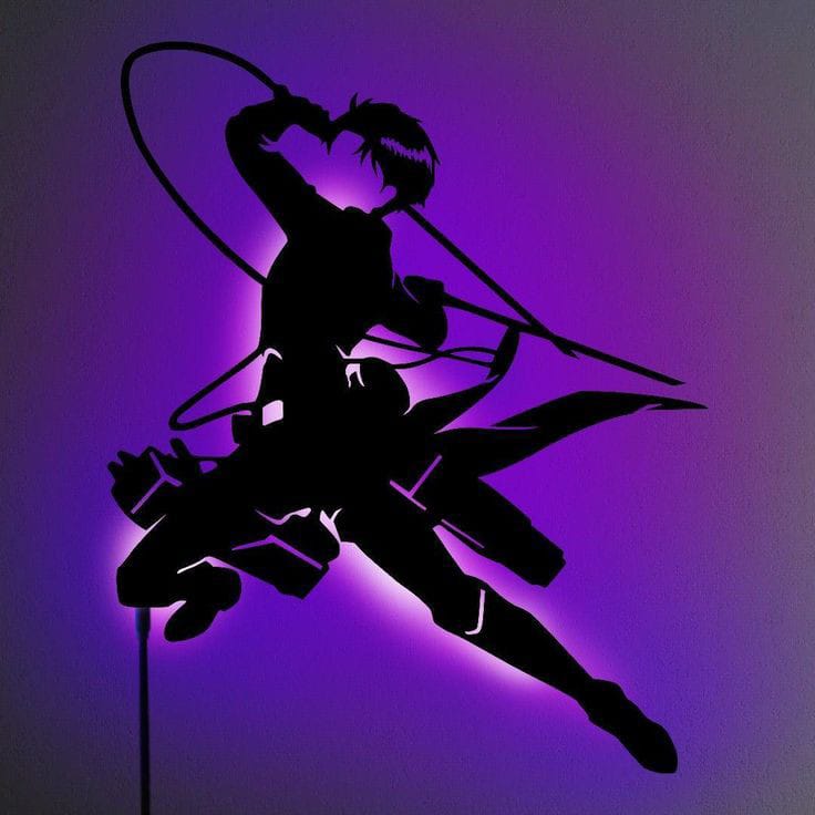 tableau anime  en bois mdf avec led RGB