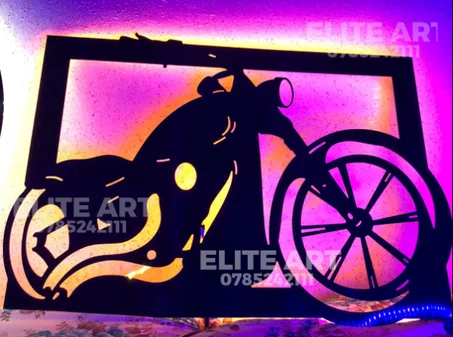 tableau  MOTO  alicoband avec led RGB