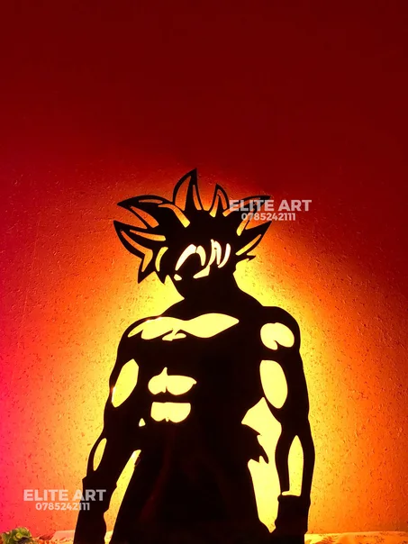 tableau  DRAGON BALL  alicoband avec led RGB