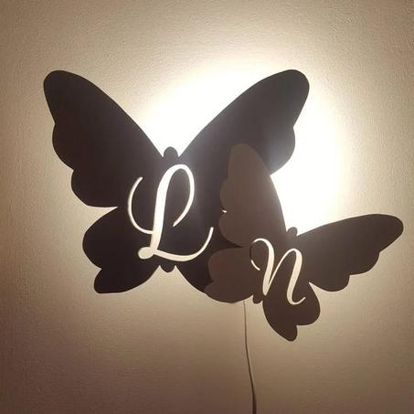 tableau en bois mdf avec led RGB