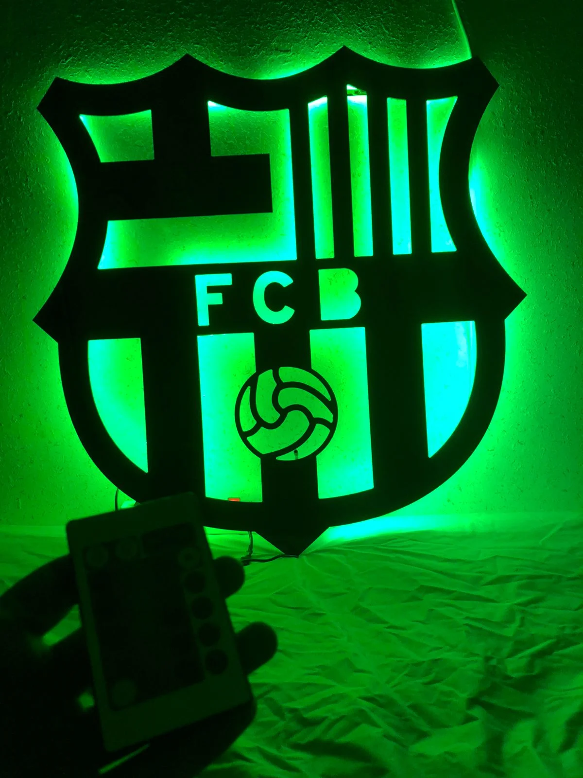 tableau barca avec led