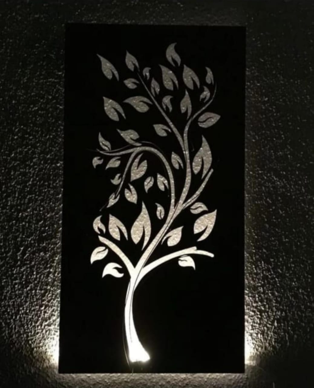 tableau tree  en bois mdf avec led RGB