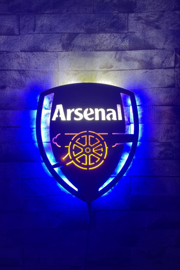 tableaux Clubs de football en bois mdf avec led RGB