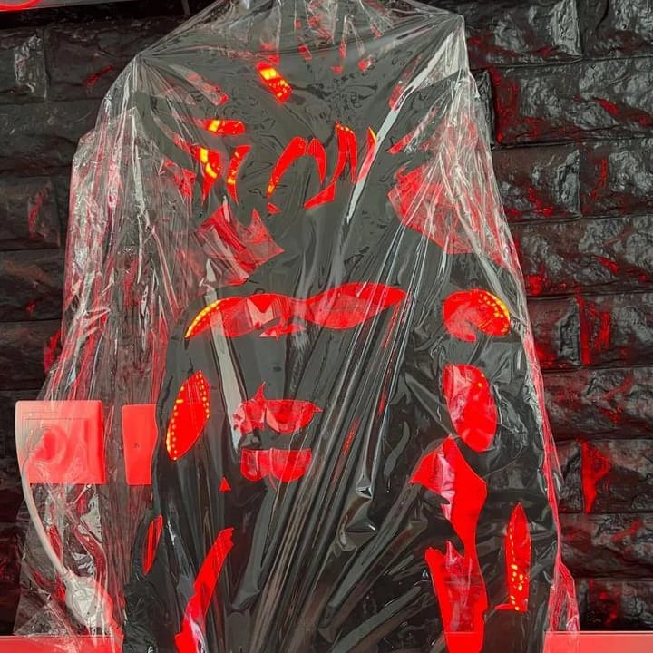 tableau anime dragon ball z  en bois mdf avec led RGB