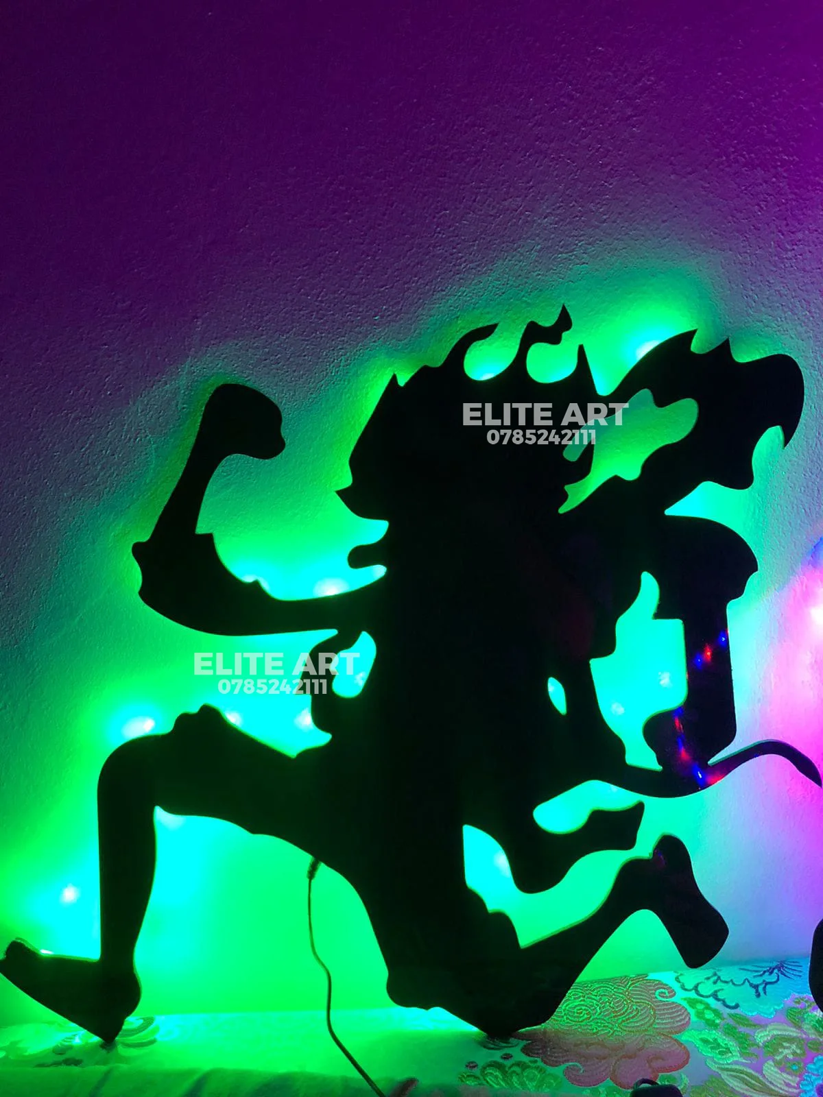 tableau  LUFFY  alicoband avec led RGB