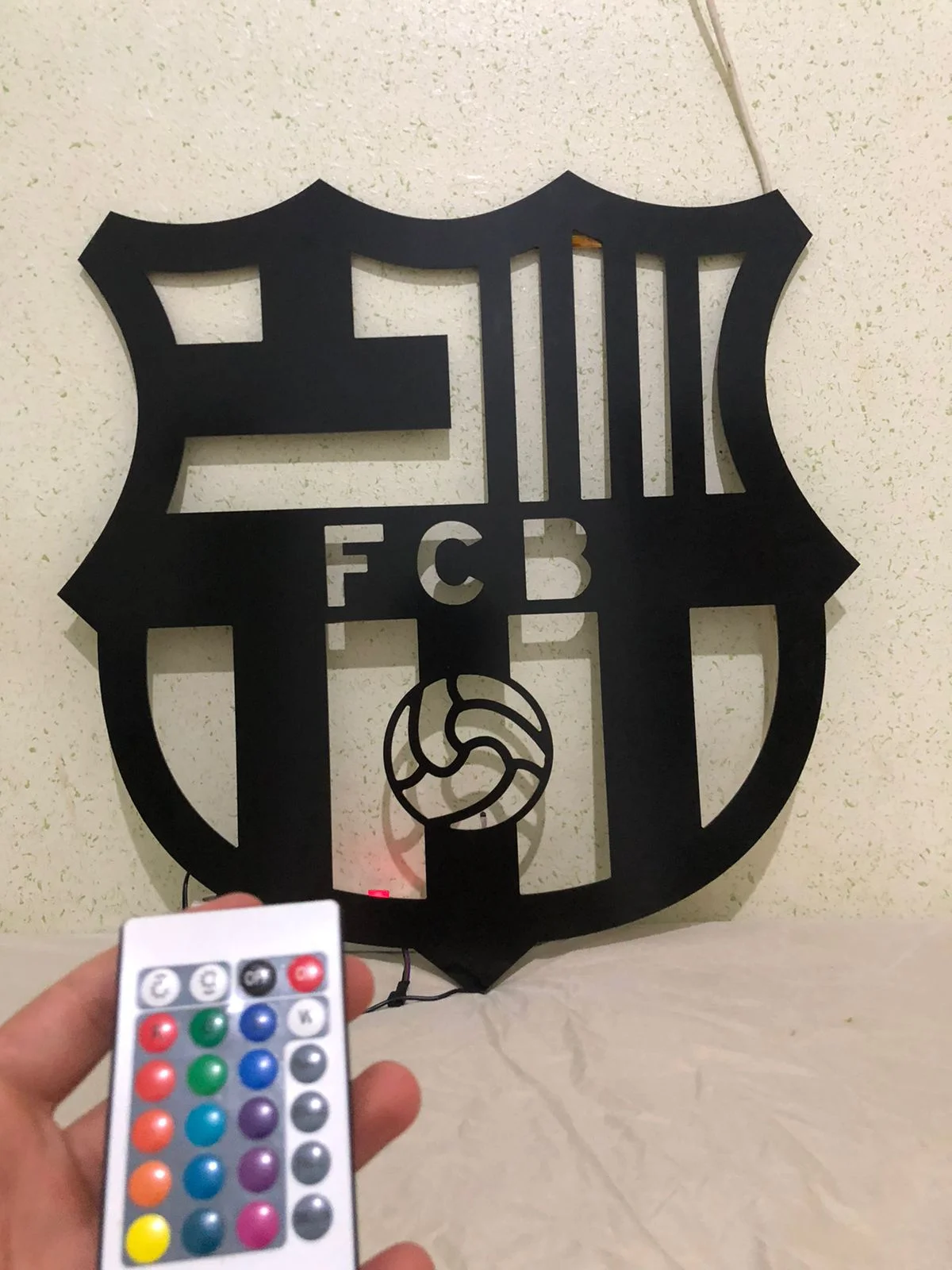 tableau barca avec led