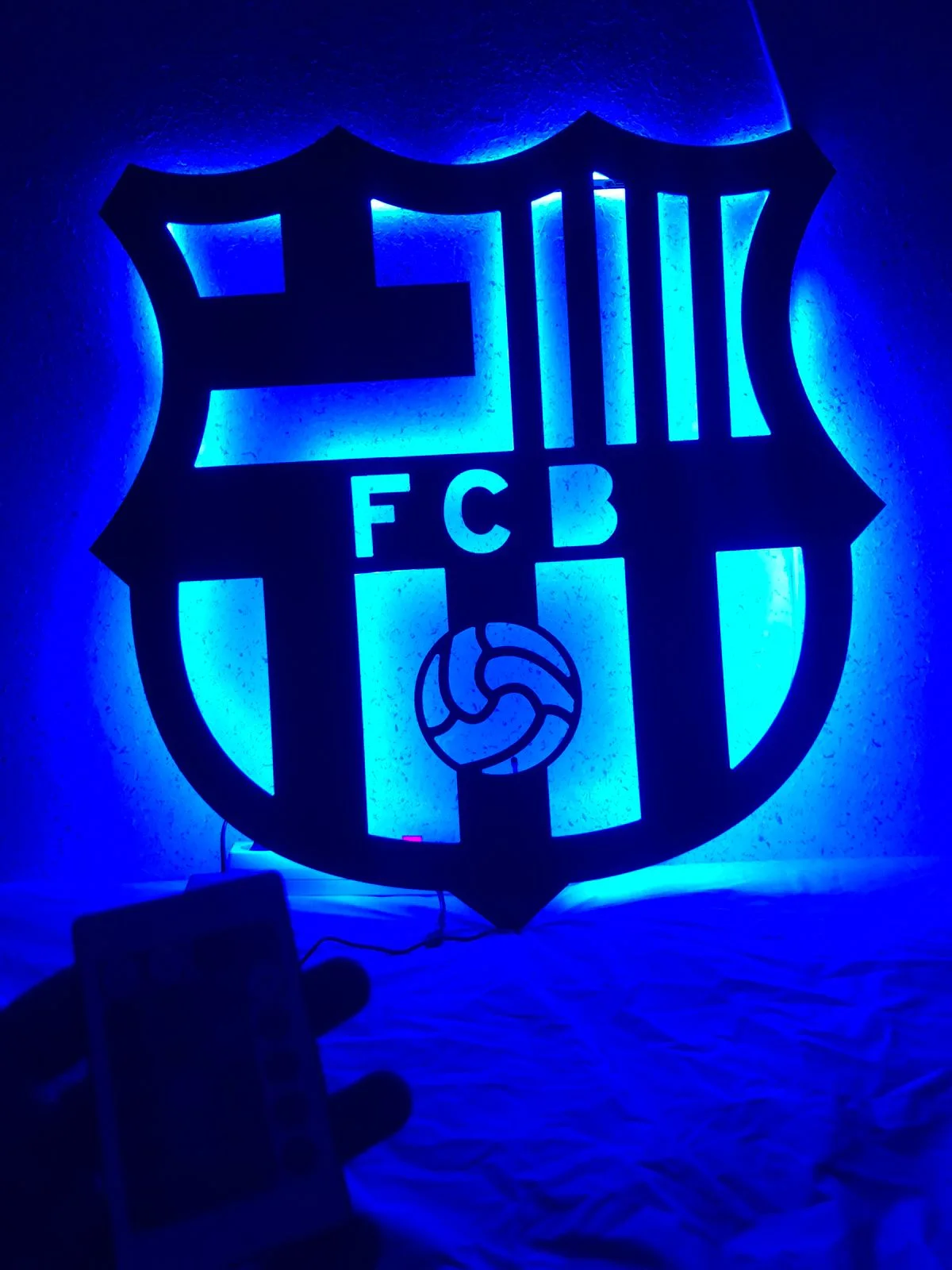 tableau barca avec led