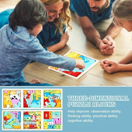 Puzze 3D en bois (22livraison 7d)