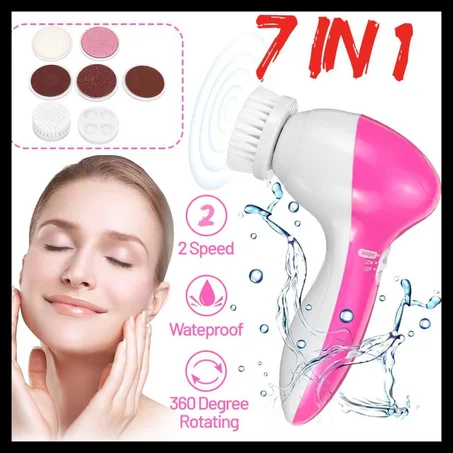 Brosse électrique de gommage visage et corps(25+7d livraison)