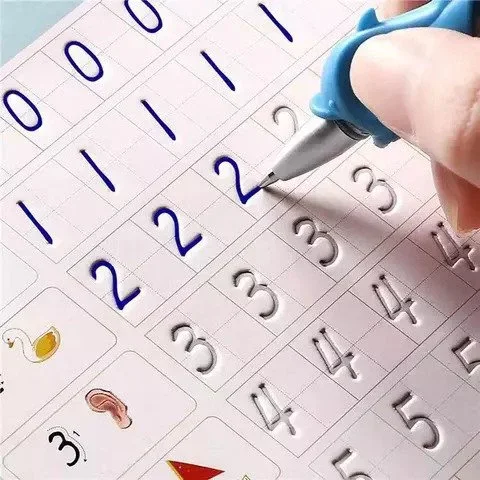 كتب لتعلم الكتابة والحساب للأطفال