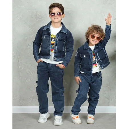 Tenue garçon jeans 3 pièces