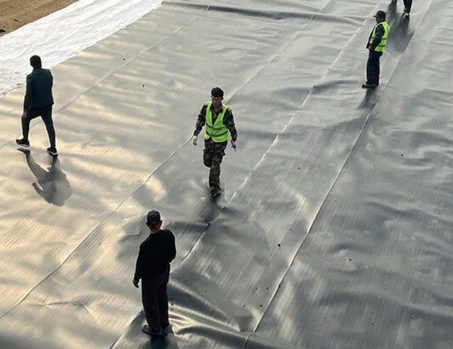 HDPE Geotechnical Membrane Liner for Heap Leaching Project in Myanmar