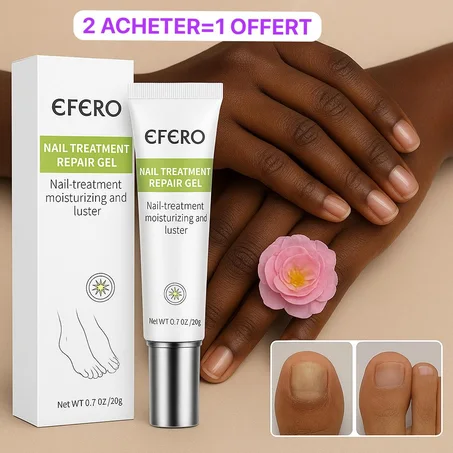 Gel Réparateur Naturel (Réparation & Éclat Ongles Forts & Brillants)