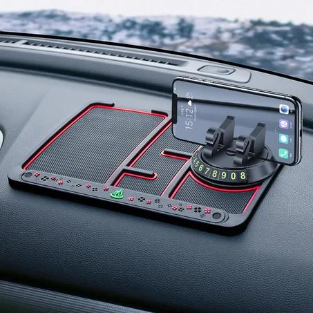 💼 حامل الهاتف المغناطيسي + لوحة عرض الأرقام + وسادة ضد الانزلاق