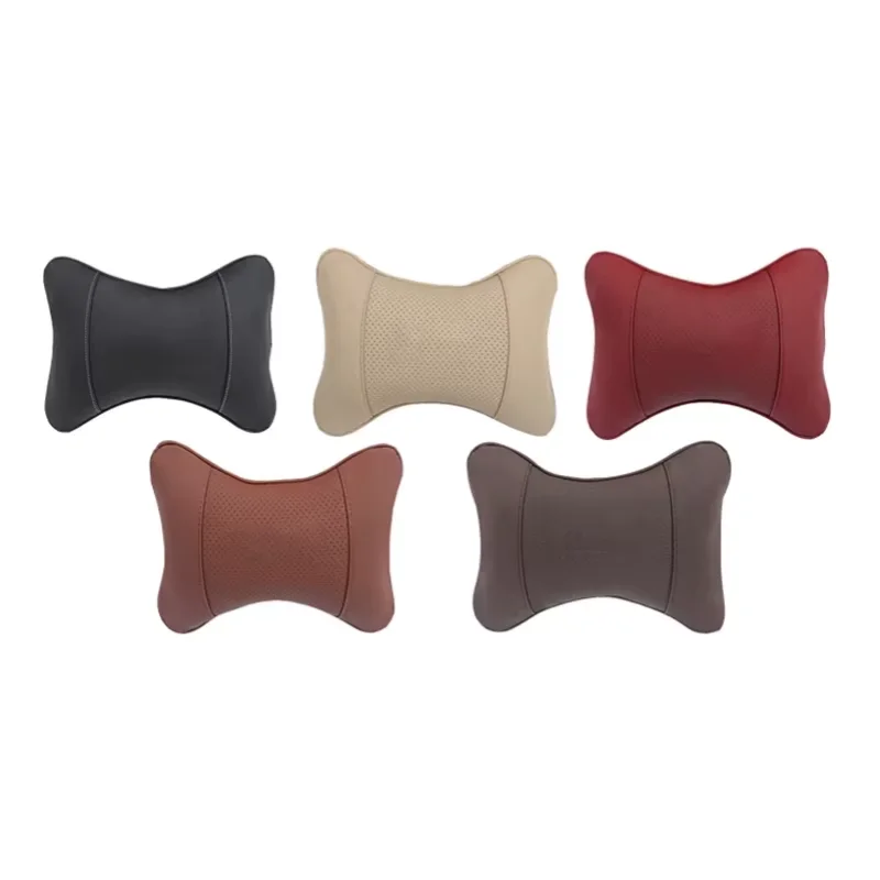 1Pcs Car Seat Headrest Auto Logo Neck Pillow