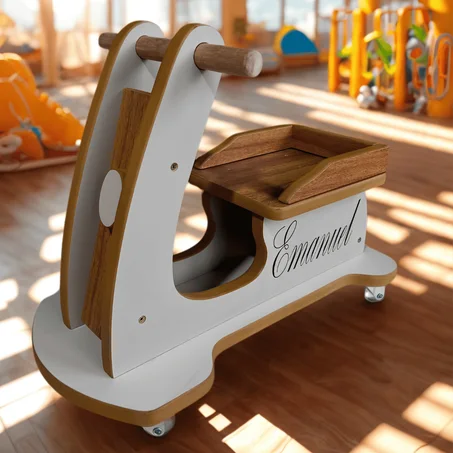 Porteur Bébé en Bois – Jouet Éducatif & Élégant pour Enfant