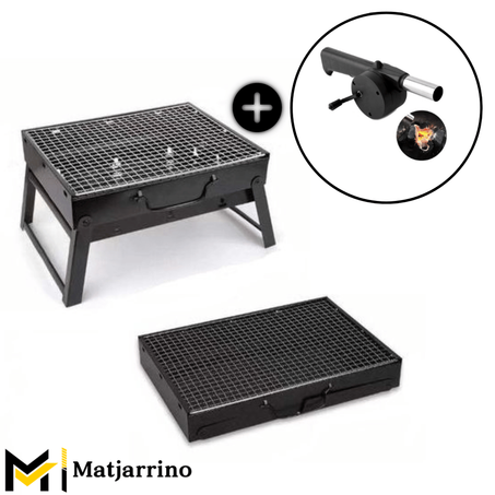 Rôtissoire portable + cadeau de souffleur d’air manuel rapide ou 12 dosettes