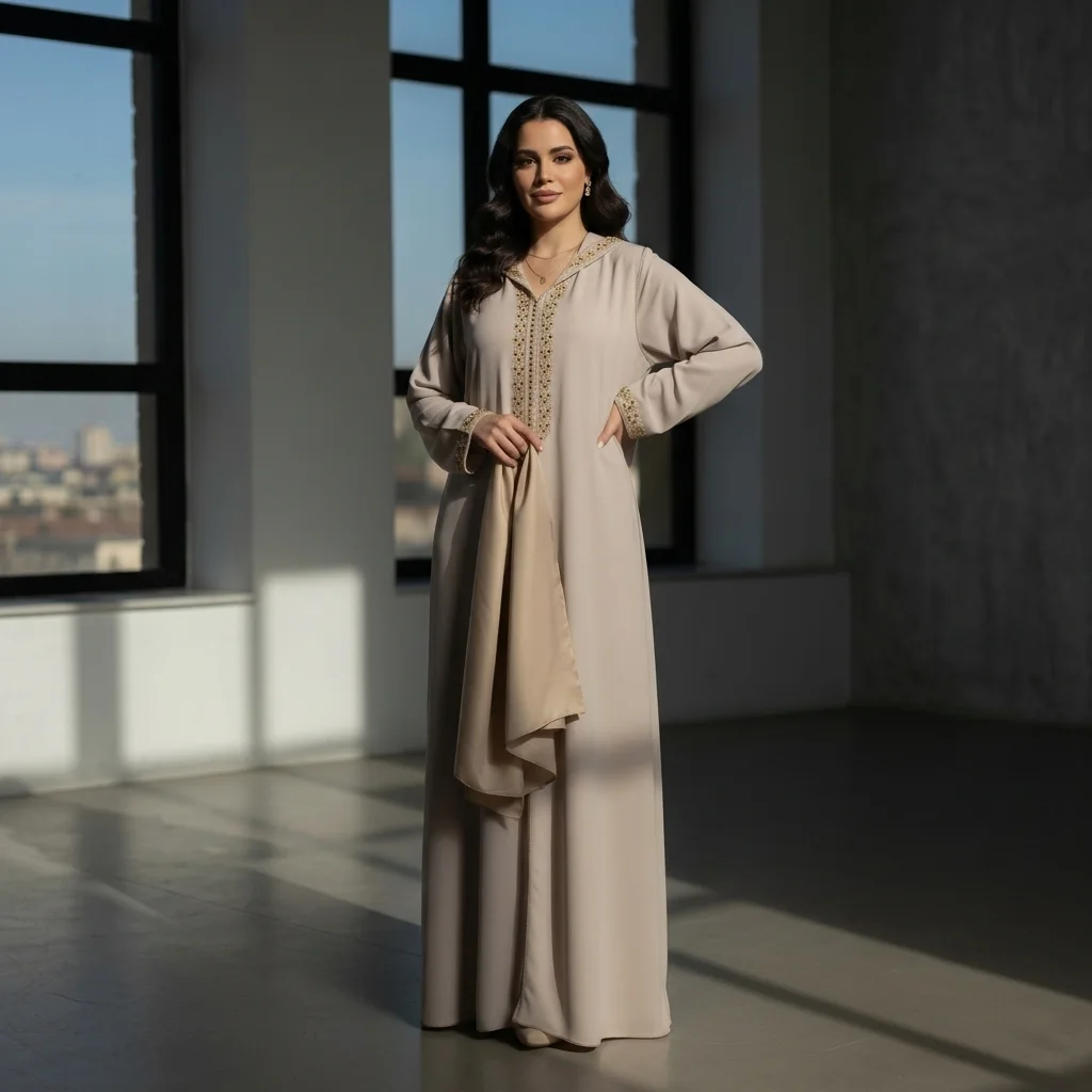 Djellaba beige