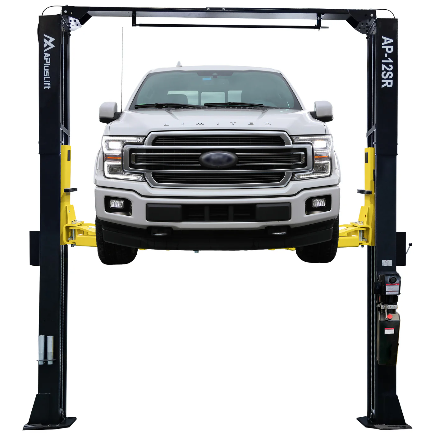APlusLift 12,000LB 2-Post Overhead Single Release Direct Drive Car Lift with A 3-Year Warranty - AP-12SR