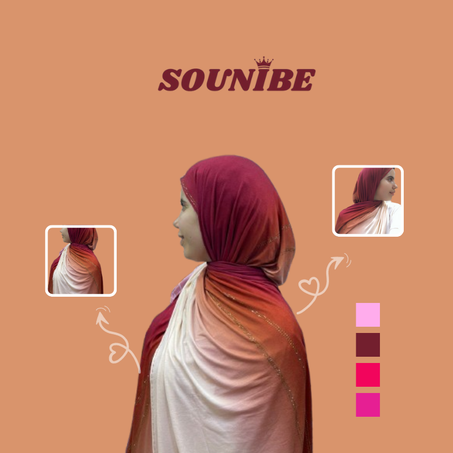 شال ليكرا ديكرادي نوعية مميزة والألوان مختلفة