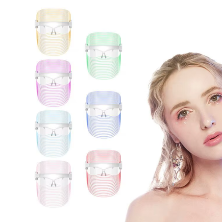 قناع العناية بالبشرة LED  جمالك في ألوان