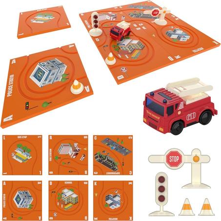 TrackPuzzle: لعبة بناء الطريق المغناطيسي 🚗