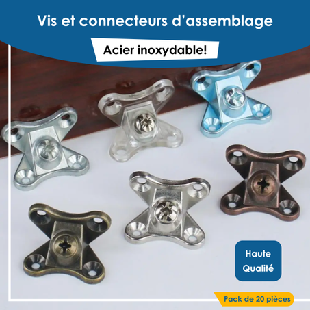 Pièces de Fixation Métalliques – Bricolage & Menuiserie