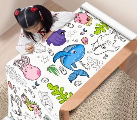 ورق التلوين اللاصق