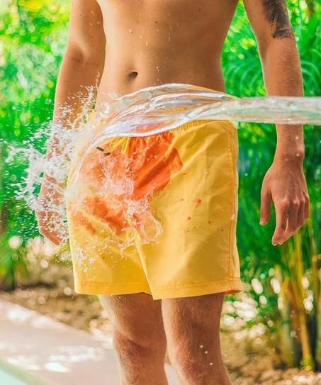 MAILLOT SHORT | JAUNE-ORANGE
