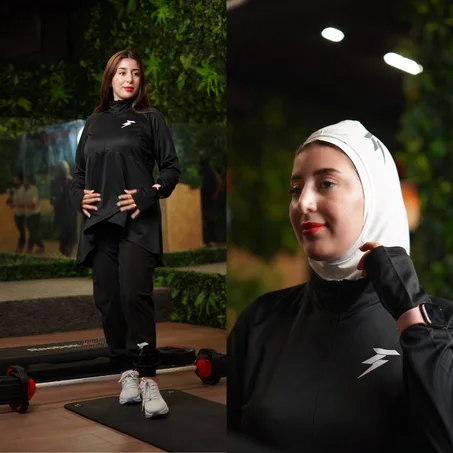 💚 طقم رياضي محتشم متكامل للمرأة العصرية