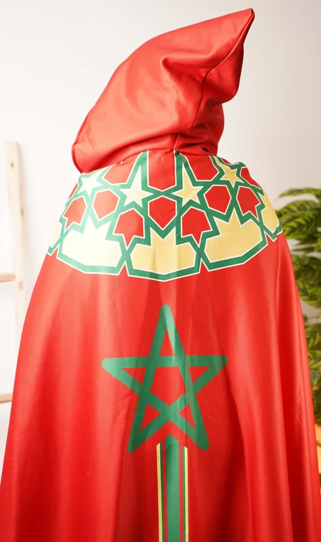 سلهام مغربي بروح وطنية 🇲🇦