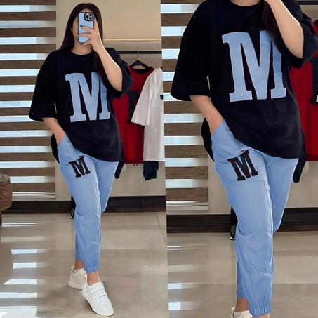 ✅️انسومبل متكون من 2 بياس روعة مخدوم بثوب المونطوني