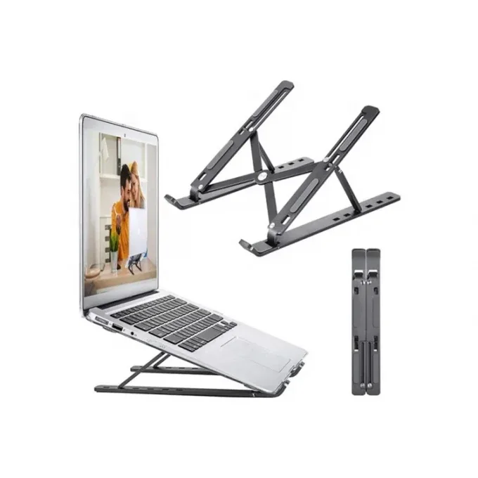 Support de bureau pour ordinateur portable en aluminium réglable de haute qualité
