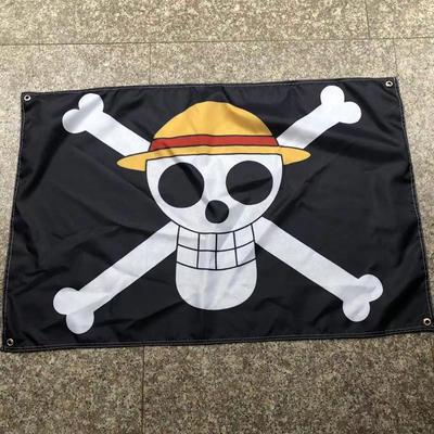 🏴‍☠️ علم قراصنة لوفي – One Piece (60×90cm)