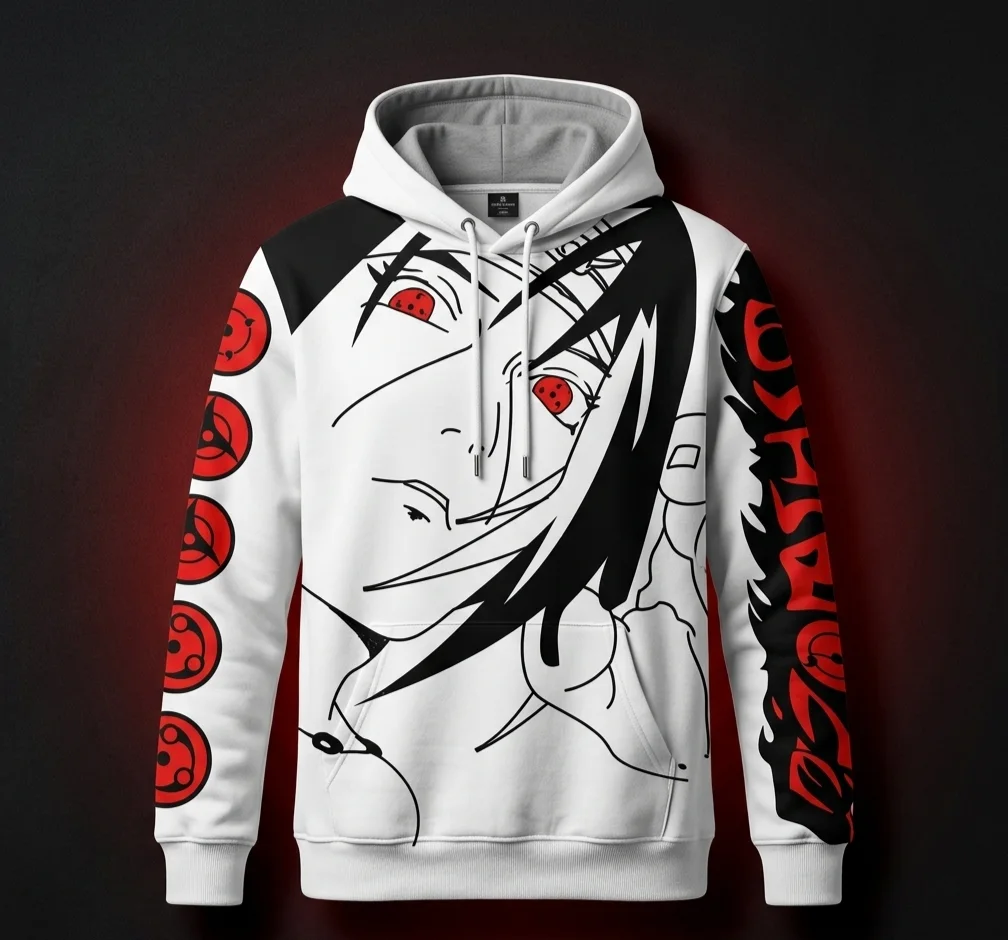 🔥 Hoodie Itachi Uchiha – قوة Akatsuki فستايل ستريتوير