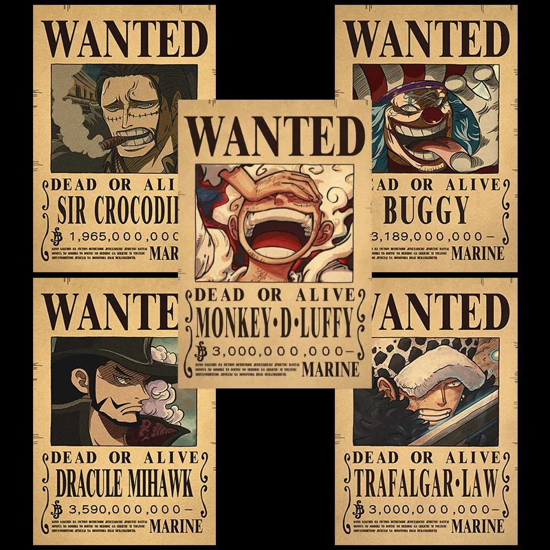 ☠️ One Piece Wanted Posters Collection