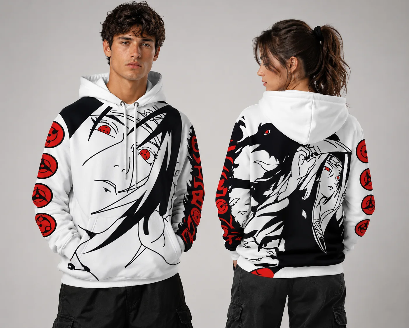🔥 Hoodie Itachi Uchiha – قوة Akatsuki فستايل ستريتوير