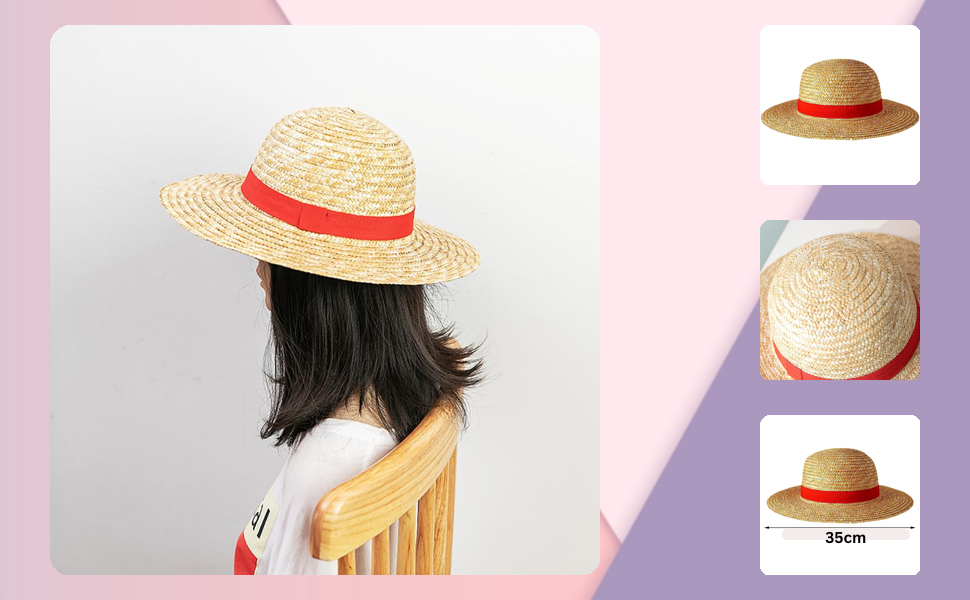 قبعة لوفي – رمز طاقم قبعة القش | One Piece Luffy Hat
