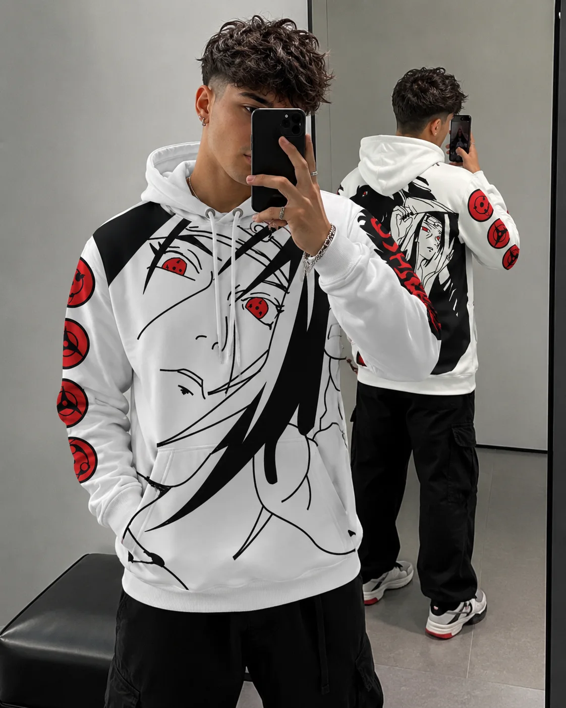 🔥 Hoodie Itachi Uchiha – قوة Akatsuki فستايل ستريتوير