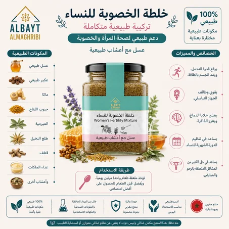 خلطة الخصوبة للنساء Fertility mixture for women