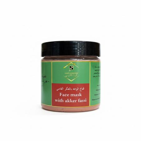 قناع الوجه بالعكر الفاسي face mask with akker fassi