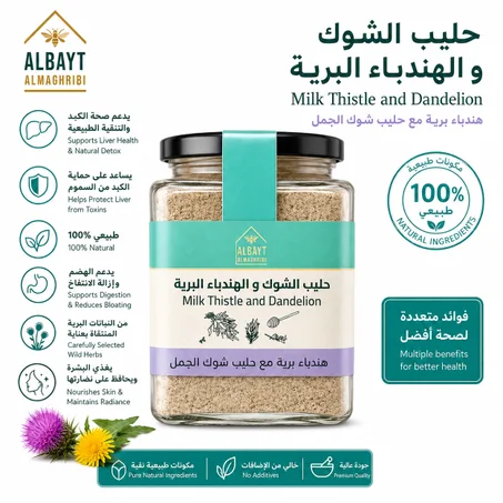 حليب الشوك و الهندباء البرية