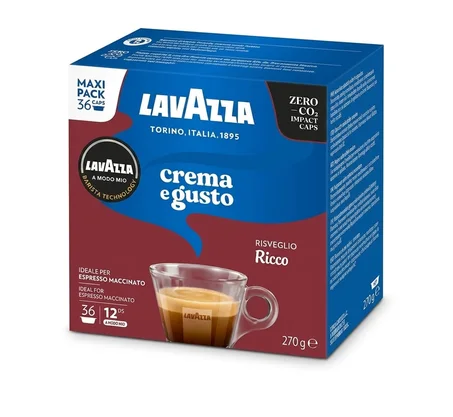 كبسولات قهوة لافازا كريما إي غوستو ريكو (Lavazza Crema e Gusto Ricco)