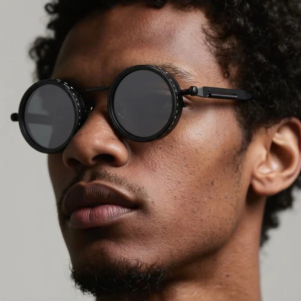 Lunettes de soleil ajustables vintage pour homme et femme